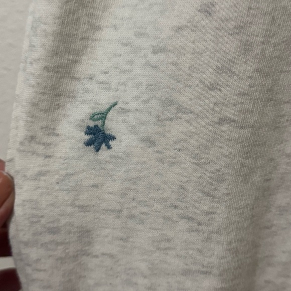 Old Navy Floral Embroidered Jogger Sweatpants High Rise Heather Cotton M $45 - Picture 4 of 10